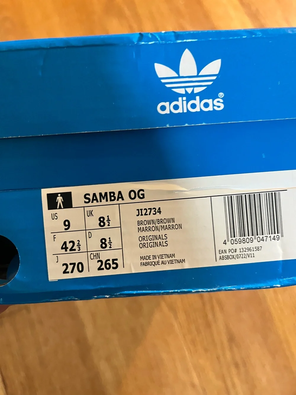 adidas Leopard Print Sneakers with Orange Laces and White Stripes - Picture 2 of 3
